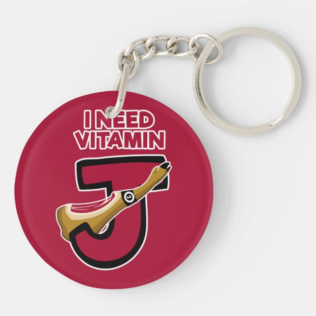 Vitamin J Keychain (Back)