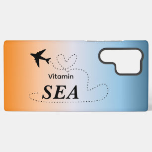 Vitamin Sea Orange Summer Colour Samsung Galaxy Case