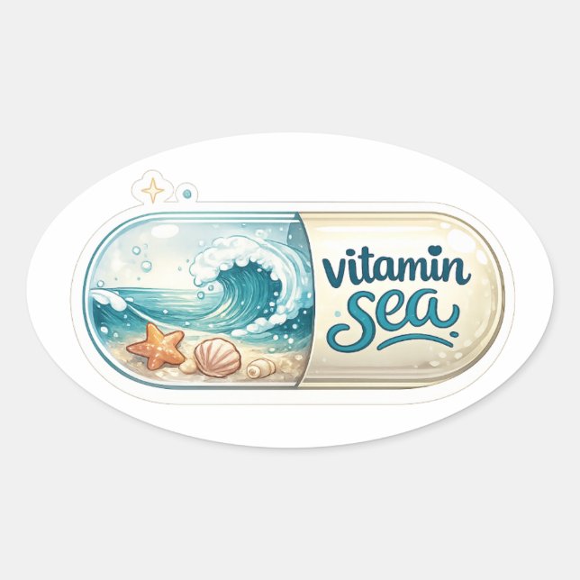 Vitamin Sea Sticker (Front)