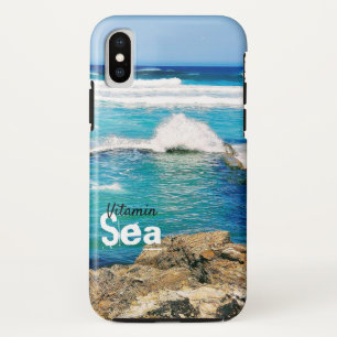 Vitamin Sea turquoise waves Case-Mate iPhone Case