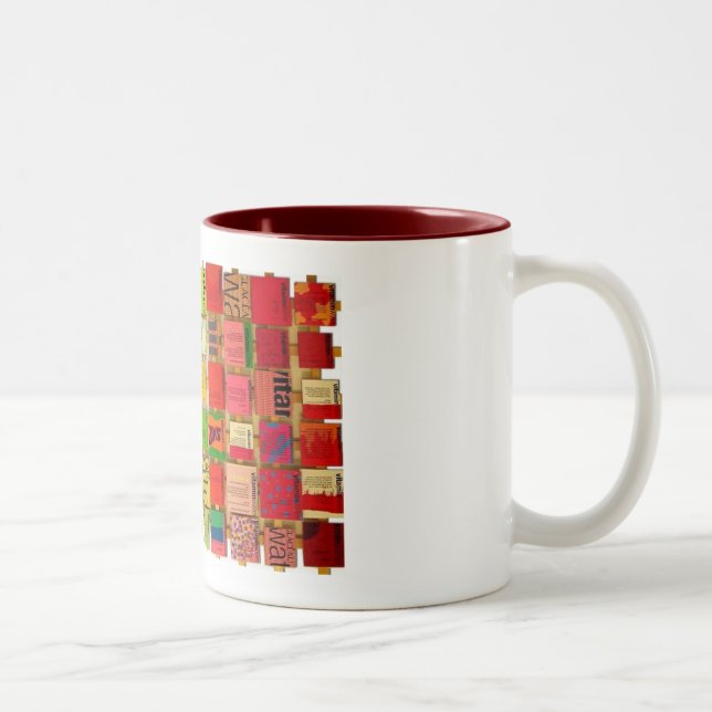 vitamin water! Two-Tone coffee mug (Right)
