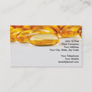 Vitamins and Health products Business Card