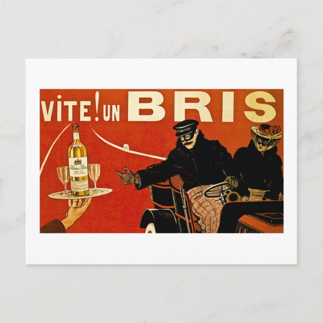 Vite! Un Brie - Vintage French Advert Postcard (Front)