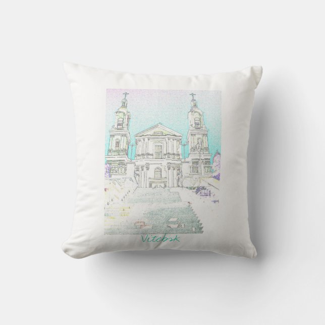 Vitebsk Biélorussie Architecture Coussin de coussi (Recto)