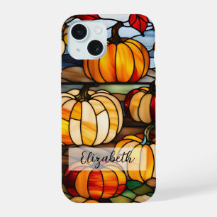 Vitrail aux citrouilles