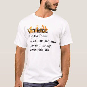 Vitriol, black text, large, nano 23 T-Shirt