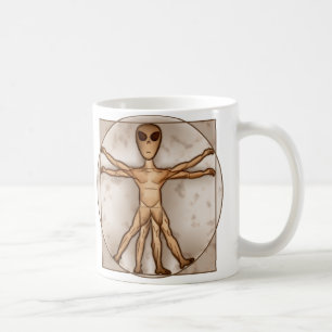 Vitruvian Alien Coffee Mug