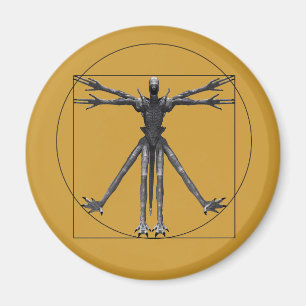 Vitruvian Alien Magnet