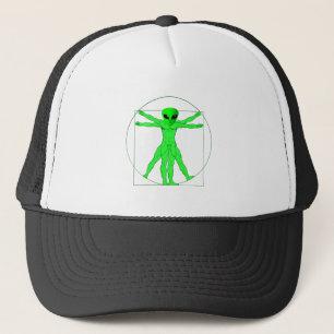 Vitruvian Alien Trucker Hat