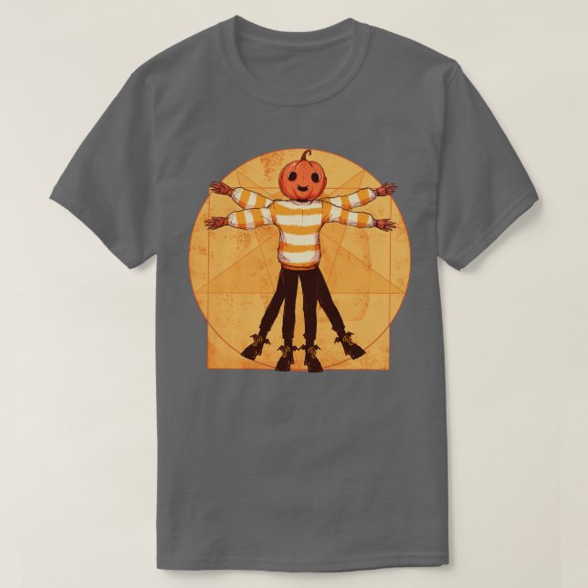Vitruvian Halloween T-Shirt (Design Front)