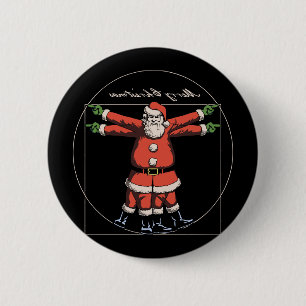 Vitruvian Holidays! 2 Inch Round Button