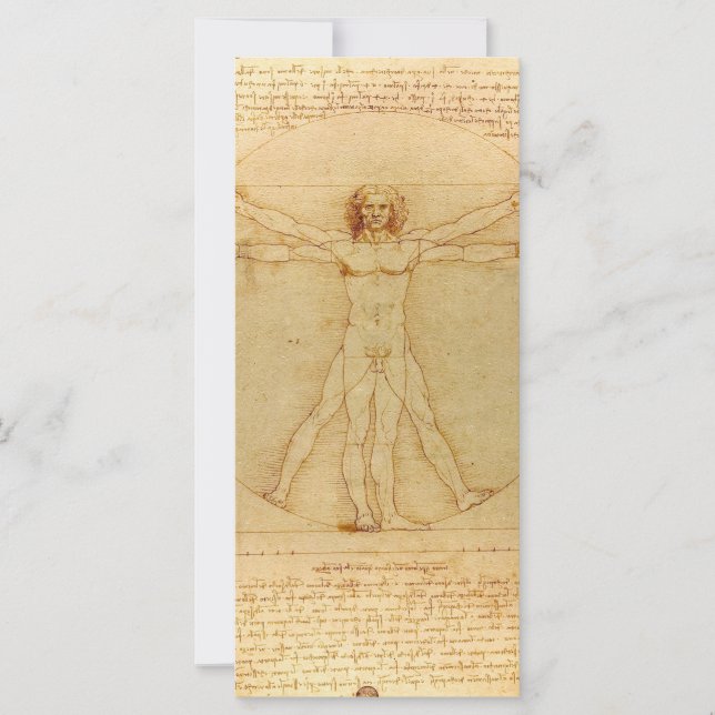 Vitruvian Man by Leonardo Da Vinci (Front)