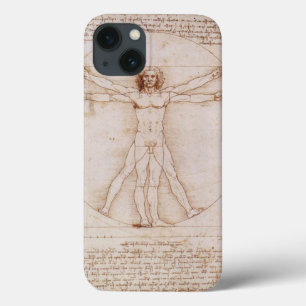 Vitruvian Man by Leonardo da Vinci iPhone 13 Case