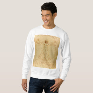 Vitruvian Man by Leonardo Da Vinci Sweatshirt