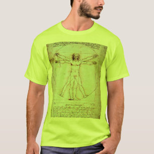 Vitruvian Man by Leonardo da Vinci T-Shirt
