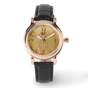 Vitruvian Man By Leonardo Da Vinci Watch