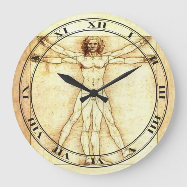 Vitruvian Man Clock (Front)