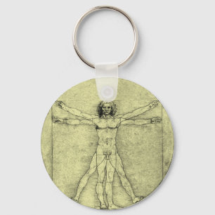 Vitruvian Man Keychain