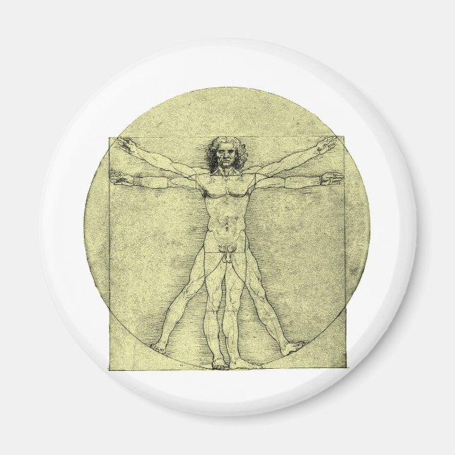 Vitruvian Man Magnet (Front)