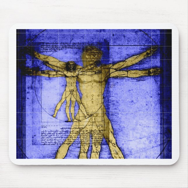 Vitruvian Man Mouse Pad (Front)