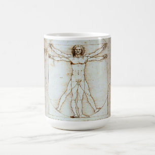 Vitruvian Man par Leonardo da Vinci Coffee Mug