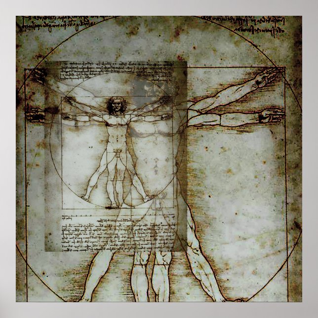 Vitruvian Man Poster (Front)