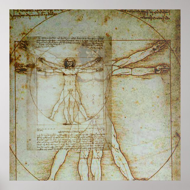 Vitruvian Man Poster (Front)