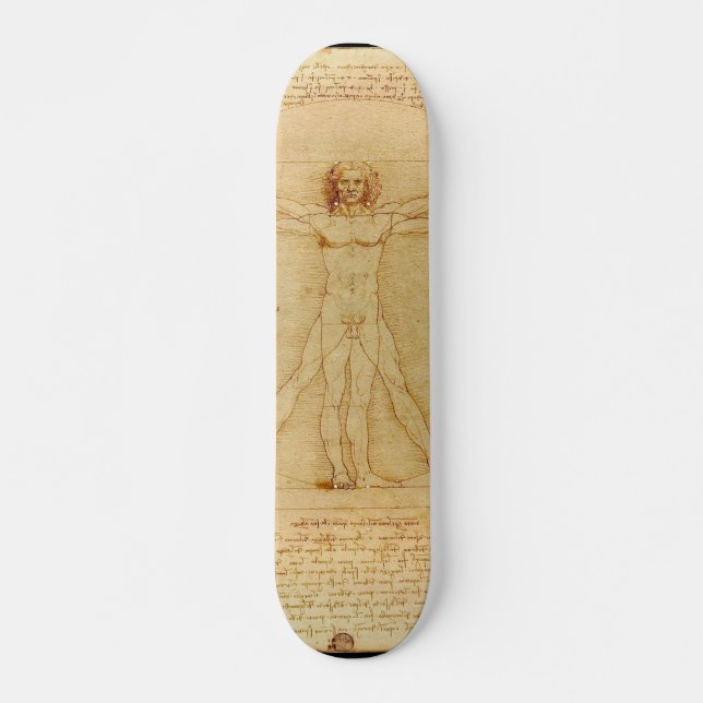 Vitruvian man. skateboard (Front)