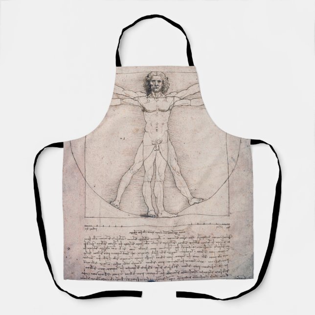 Vitruvian ManVitruvian Man, Leonardo da Vinci Apron (Front)