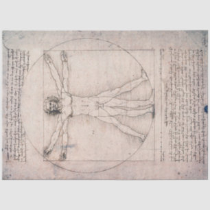 Vitruvian ManVitruvian Man, Leonardo da Vinci Tissue Paper