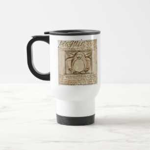 Vitruvian Penguin Travel Mug