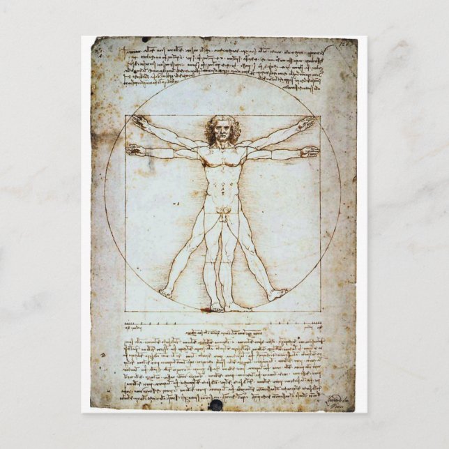 Vitruvian Postcard (Front)