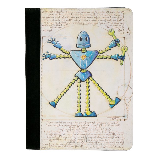 Vitruvian Robot Padfolio (Front)