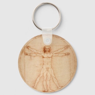 Vitruviano Man Keychain