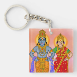 Vitthal Rukmini Keychain