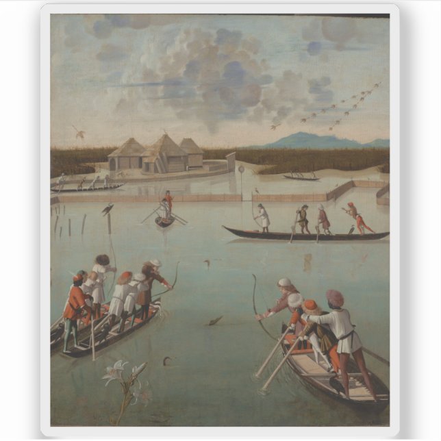 Vittore Carpaccio - Hunting on the Lagoon (Front)