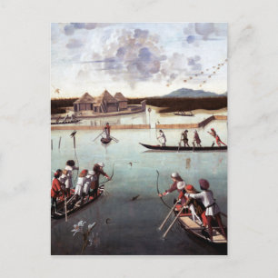 Vittore Carpaccio Hunting on the Lagoon Postcard