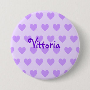 Vittoria in Purple 3 Inch Round Button