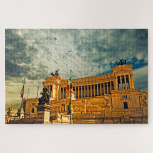 Vittorio Emanuele Monument Rome. Jigsaw Puzzle