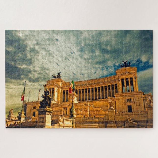 Vittorio Emanuele Monument Rome. Jigsaw Puzzle (Horizontal)