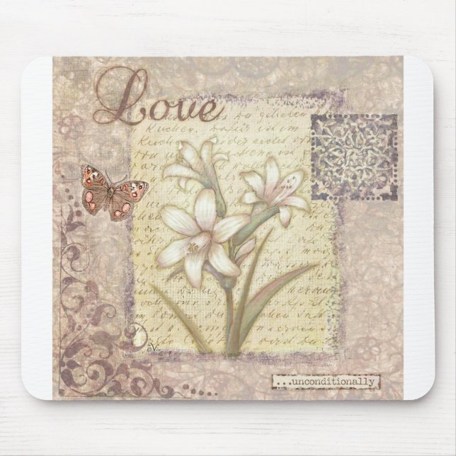 VIV20 Word 1 Love.tif Mouse Pad (Front)