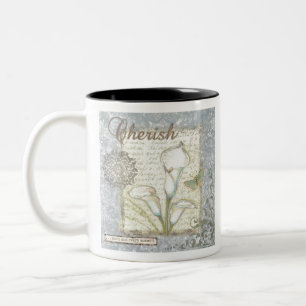 VIV21 Word 2 Cherish.tif Two-Tone Coffee Mug