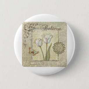 VIV22 Word 3 Believe.tif 2 Inch Round Button