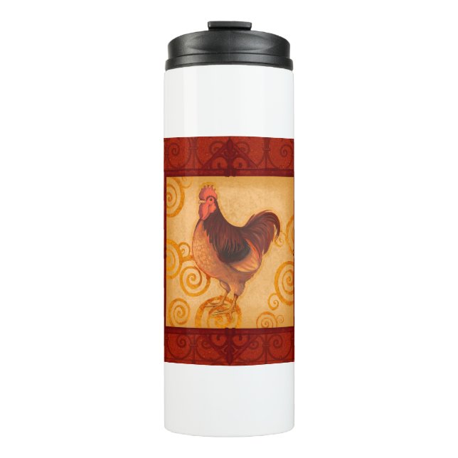 VIV55 Rooster 3.tif Thermal Tumbler (Front)