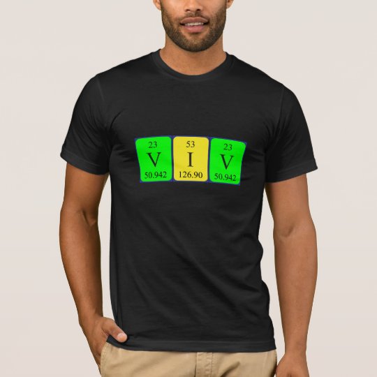 Viv periodic table name shirt