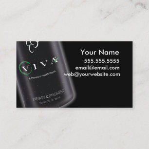 Viva Black Business Card - Dark
