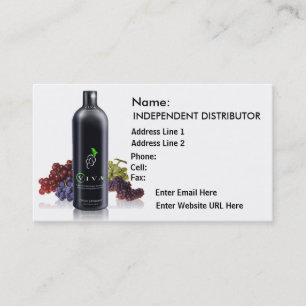 Viva Black Grapes - Business Card