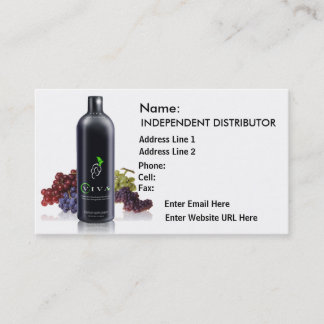 Viva Black Grapes - Business Card
