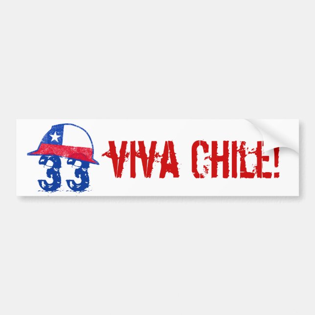Viva Chile! Bumper Sticker (Front)