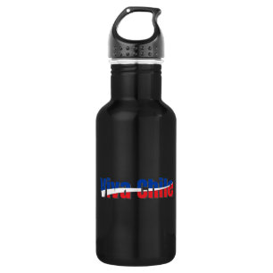 Viva Chile Patriotic Country Flag Typography 532 Ml Water Bottle